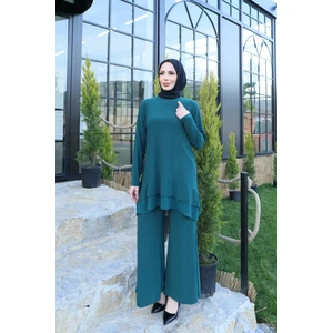 Nisum Moda Ispanyol Paça Pantolonlu Ikili Takım