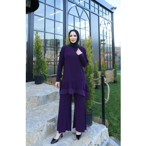 Nisum Moda Ispanyol Paça Pantolonlu Ikili Takım