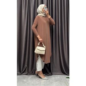 Yanları Yırtmaçlı Sandy Tunik