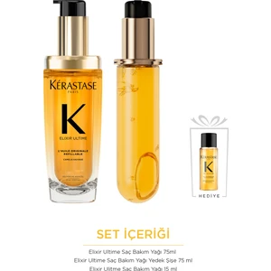 Elixir Ultime Saç Bakım Yağı Refill Seti 165ml
