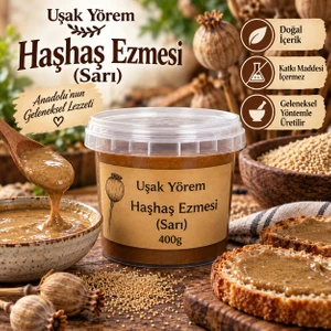 Uşak Yörem Haşhaş Ezmesi ( Sarı) 400 gr