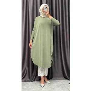 Yanları Yırtmaçlı Sandy Tunik