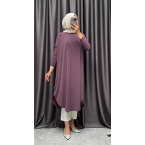 Yanları Yırtmaçlı Sandy Tunik