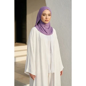 Aisha's Design Pratik Penye Şal,PS-16,Mor 2