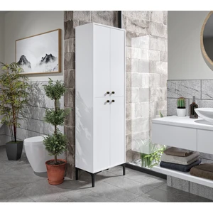 Paris Modern Çok Amaçlı Dolap 60 cm Genişlik 200 cm Yükseklik MDF Malzemeden Üretilmiştir