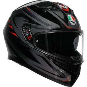 K3 SYTH BLACK RED KAPALI KASK