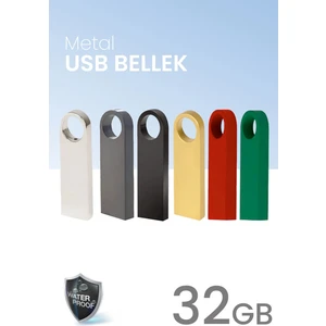 USB Bellek Rubber Işıklı Güvenli USB Memory - Flash Drive