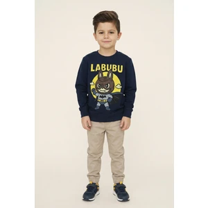 Erkek Çocuk Bluz Labubu Baskılı