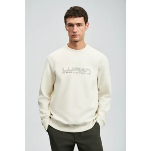 Luther Erkek Sweatshirt Ekru