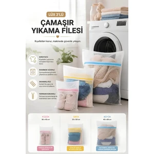 MorPort 3 Lü Çamaşır Yıkama Filesi