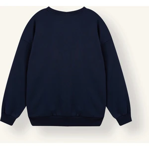Oversize Bisiklet Yaka Basic Kalın Basic Sweatshirt F9628AX26AU