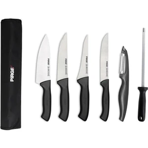 Gastronomi Bıçak Seti Çantalı 6'lı Set Inox Malzeme ile Profesyonel Kullanım İçin
