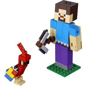Minecraft 21148 Papağanlı BigFig Steve