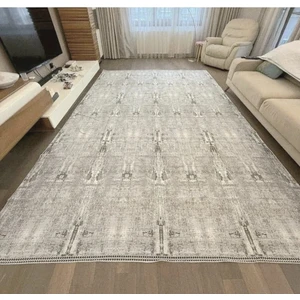 6m2 Halı Örtüsü Savan Antep Işi kahve bej rengi