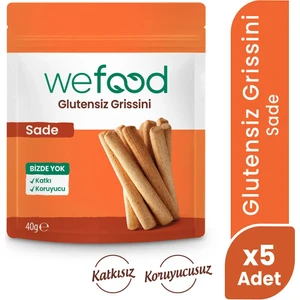 glutensiz Grissini Sade 40 g 5'li