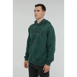 Men Kapş. Sweat Yeşil Erkek Sweatshirt
