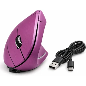 Dikey Ergonomik Kablosuz Mouse (Sarjlı)