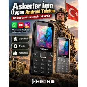 Hikıng S4 Android-Tuşlutelefon