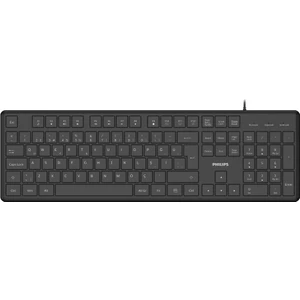 Phılıps SPK6248B, USB Kablolu, Türkçe Q, Multimedya Klavye (Siyah)