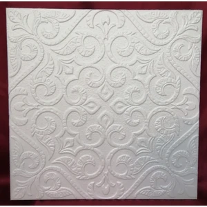 Tavan Kaplama Evrim 50 x 50 cm 5 m2 20 AD Dekoratif Beyaz Malzeme ile Modern Tema
