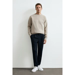 Erkek Cooper Sweatshirt Bej