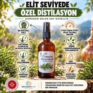 - Biberiye Suyu - Hidrosolü -Sac Bakımı - Yagı Alınmamıs 100 ml