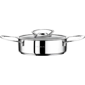 Oms Mini Çelik Sahan 16 cm Inox Malzemeden Tekli Tava - 2008 Çelik İç Yüzey Kaplaması