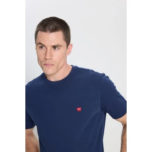 Bisiklet Yaka T-shirt Navy