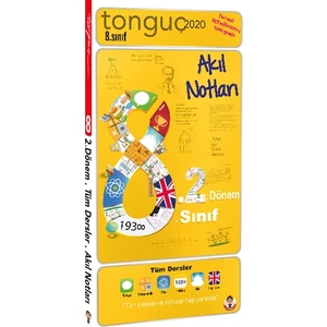 Tonguç Akademi 8.2 Dönem Akıl Notları 8. Sınıf Türkçe Dilinde