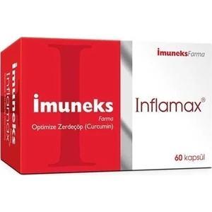 İmuneks Inflamax Optimize Zerdeçöp Curcumin 60 Kapsül  İçerik Bilgisi