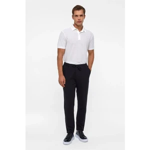Siyah Slim Düz Jogger Pantolon