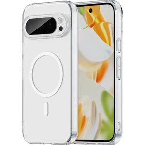 Google Pixel 9 Pro Kılıf Magsafe Clear Sararmaz Şeffaf