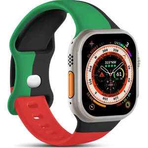 Apple Watch Series 12 46MM Kordon Activeflex Wristband Black Unity