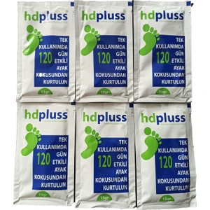 Hd Pluss Hdpluss 6'lı Ayak Koku Pudrası 15 gr