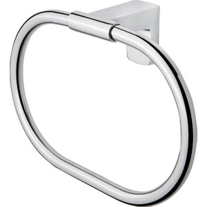 Banyo Premium Yuvarlak Havluluk Krom Renkli Modern Stil ve Kolay Temizlik 71008