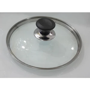 Cam Kapak Tencere Kapağı 22 cm Çelik Teflon Seramik Granit Uyumlu Şık Tasarım