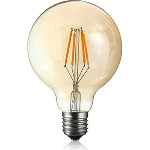 KRC Rustik Edison Led Ampül E27 Duy 4W G95 Glop Model Enerji Tasarruflu