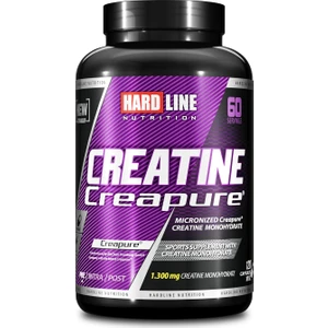 Hardline Nutrition Creapure 120 Kapsül - (Kreatin, creatine)
