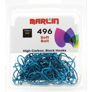 496 Soft Bait Mavi Olta Iğnesi 1/0