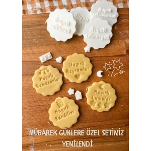 Neşvü Nema Mübarek Günler 4'lü Set Kurabiye Kalıbı