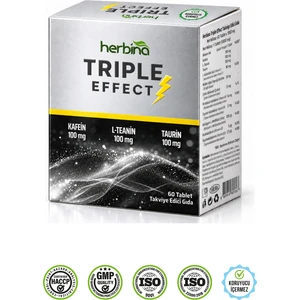 TRIPLE EFFECT Kafein L-Teanin Taurin Tablet