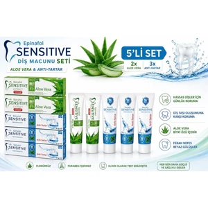 Epinafol Sensitive Diş Macunu 5’li Set