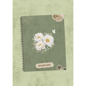 Eylül Medya Vintage Çiçekli Not Defteri