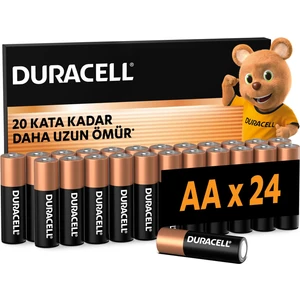 DURACELL BASIC AA Alkalin Kalem Pil (24'lü Paket)