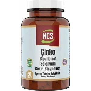 Çinko Bisglisinat Bakır Selenium 60 Tablet