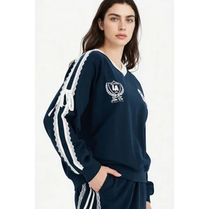 %100 Pamuk Oversize Baskılı Sweatshirt G8034AX26SP