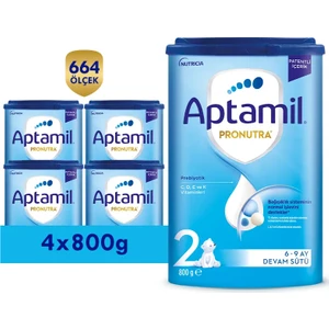 2 Prebiyotikli Devam Sütü 800 Gr x 4 Adet 3200 Gr
