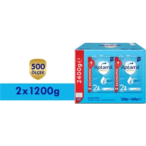 2 Prebiyotikli Devam Sütü 1200 Gr x 2 Adet 2400 Gr