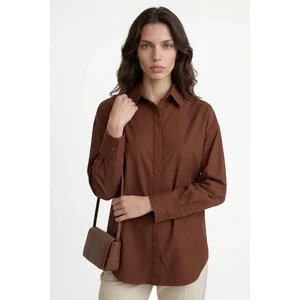 Oversize Uzun Basic Gömlek