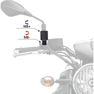 Moto Master Motomaster Ayna Adaptörü +8 -8 Düzden Terse